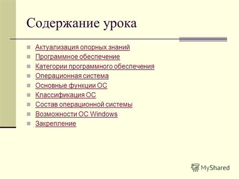 Актуализация операционной системы