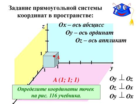 Базисные векторы: основа прямоугольной системы координат