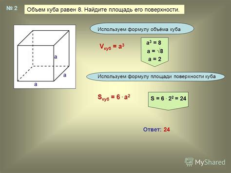 Важность понятия объема и его применение в изучении куба