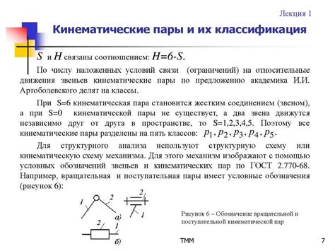 Виды главной пары