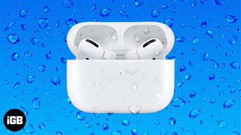 Вред от воздействия воды на AirPods