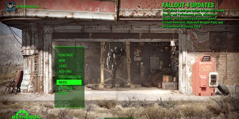 Загрузка модов с помощью Nmm в Fallout 4