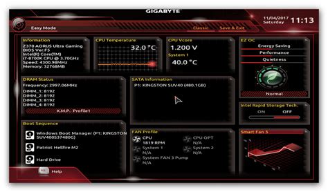 Значимость UEFI для работы современных материнских плат Gigabyte