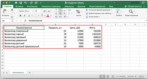 Идея использования таблицы Excel: удобство и многофункциональность