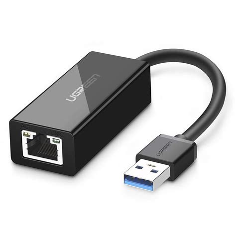 Использование адаптера USB-Ethernet