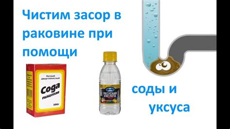 Использование домашней смеси на основе уксуса и соды