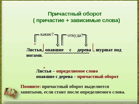 Как причастный оборот исключает определенное существо