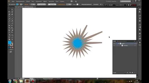 Модификация контура плоскости овала в редакторе Adobe Illustrator