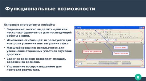 Набор возможностей и инструменты для творчества с Audacity