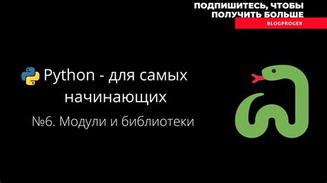 Настройка библиотеки import в языке программирования Python: пошаговая инструкция