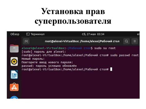 Настройка виртуальной среды на операционной системе Linux