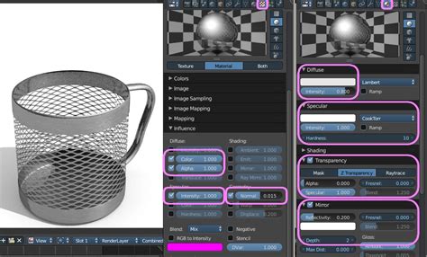 Настройка прозрачности объектов: создание эффекта прозрачности в 3D Max
