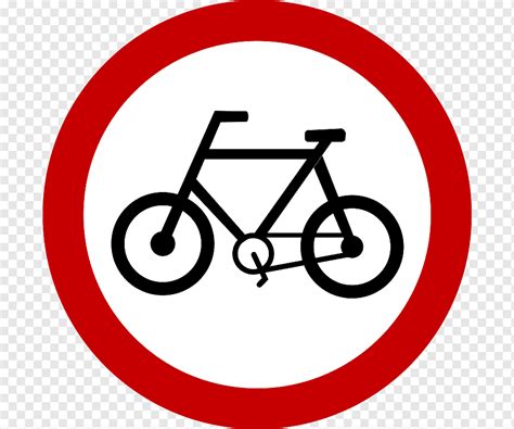 Области применения и дистрибуция символа красного круга с изображением велосипеда
