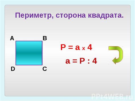 Одинаковые длины всех сторон квадрата: объяснение шаг за шагом процесса нахождения суммы длин всех сторон фигуры