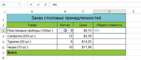 Освоение формул в Excel: подробная последовательность действий