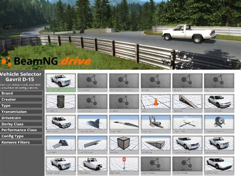 Основные характеристики регулировки педалей в игре BeamNG.drive