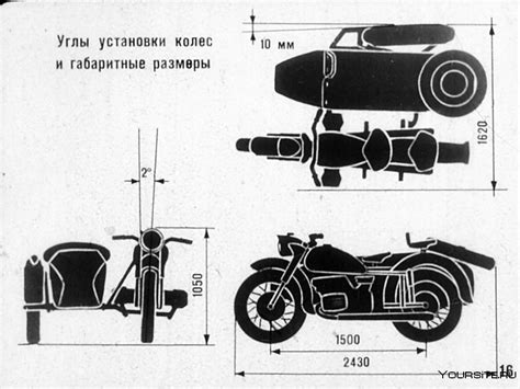 Основные элементы скрепления у мотоцикла Урал