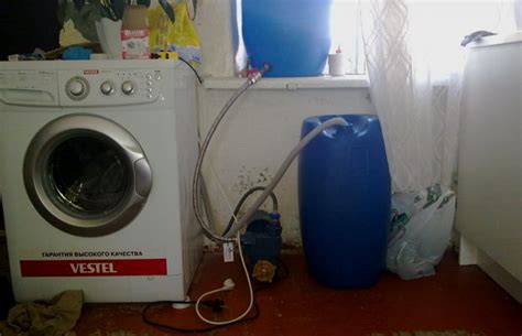 Особенности установки стиральной машины от колодца на даче