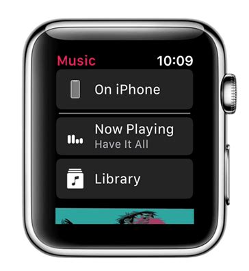 Передача треков на Apple Watch