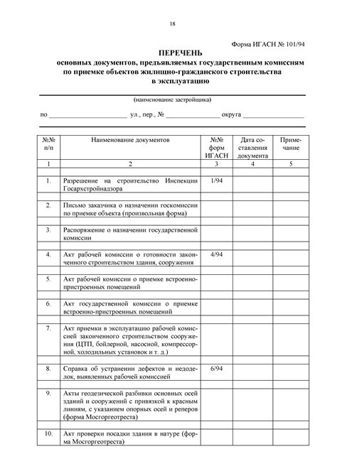 Подготовка необходимой документации для замены