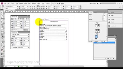 Подготовка файла для создания цифровой книги в Adobe InDesign