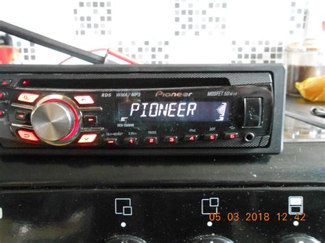 Подключение внешнего устройства к магнитоле Pioneer Mosfet 50wx4