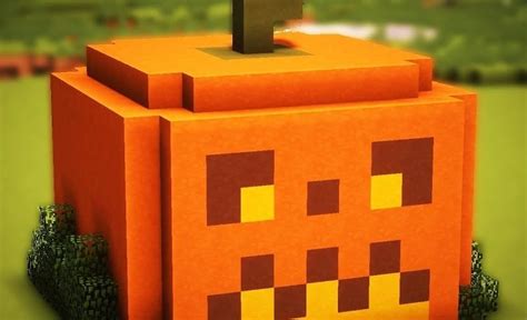 Приготовление основы для выпечки с использованием тыквы в песочном мире Minecraft