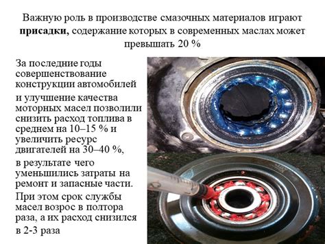 Применение смазочных материалов и их роль в варьировании коэффициента трения при скольжении