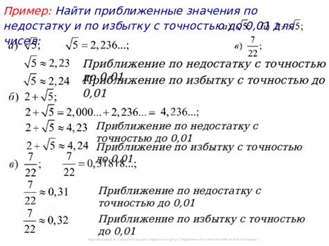 Проблема с точностью расчетов