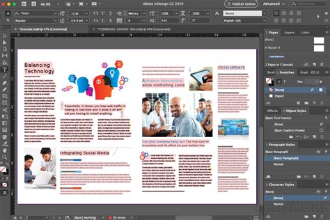 Разбор основных возможностей программы Adobe Indesign