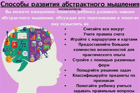 Развитие абстрактного мышления и возникновение способности к аналитическому мышлению