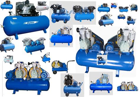 Различные типы воздушных компрессоров