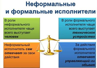 Распространенные сценарии формальных и неформальных объединений