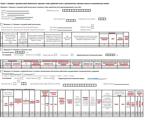 Расчет и интерпретация особенностей статуса зл в форме ЕФС 1