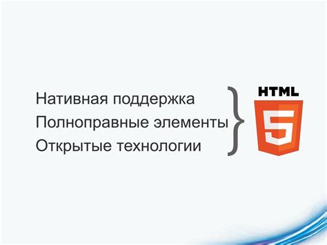 Роль и значимость HTML5: эволюция веб-технологий