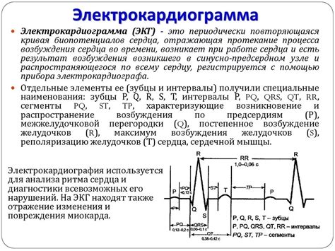 Роль электрокардиографии в обнаружении и оценке состояния сердечной системы