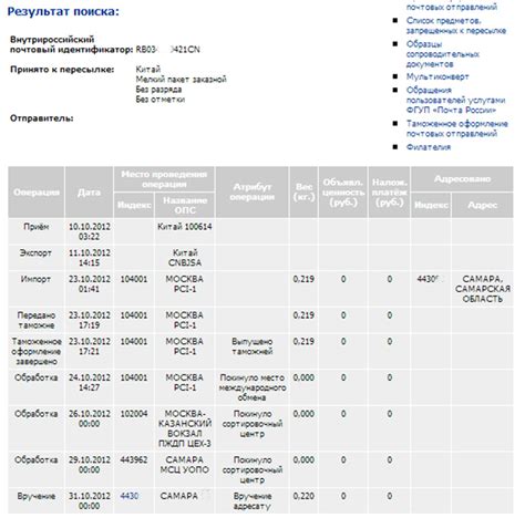 Советы по правильному оформлению отправления для удобного отслеживания на почтовой службе