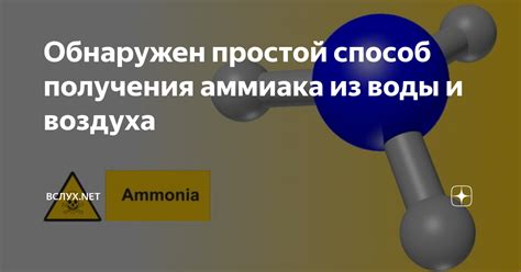 Способ 3: применение аммиака и воды