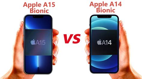 Сравнение процессоров A14 Bionic и A15 Bionic