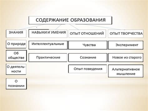 Структура и основные компоненты составления содержания: основы трынкажи