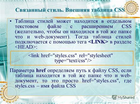 Структура файла CSS: определение порядка и организации стилей