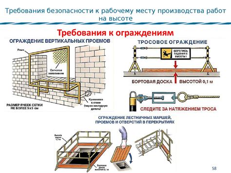 Техники для повышения безопасности при установке ограждения