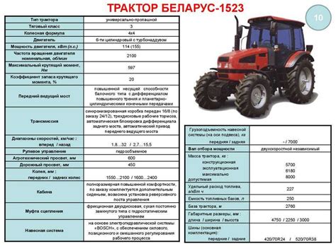 Технические параметры трактора Беларусь-80