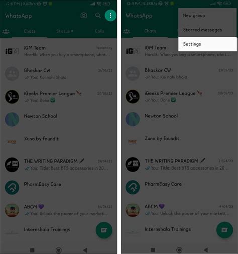 Улучшите опыт использования WhatsApp на вашем устройстве Android с помощью настройки всплывающих уведомлений