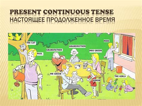 Употребление Present Continuous для описания временных ситуаций