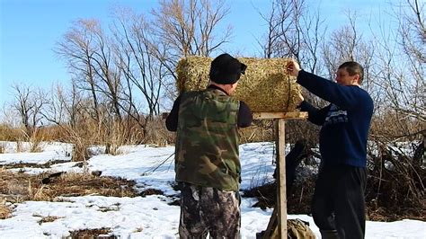 Установка укрытий и гнезд