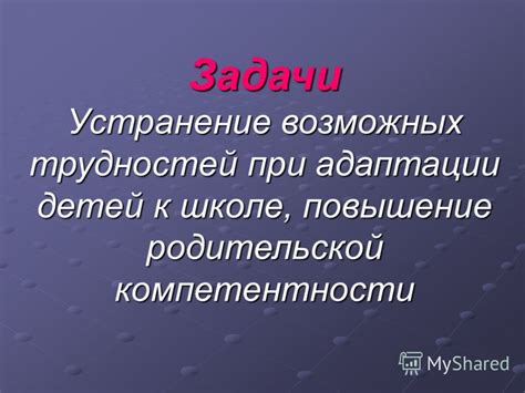 Устранение возможных трудностей