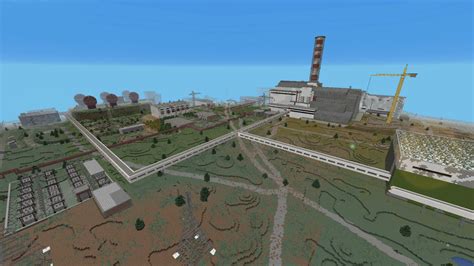 Что представляет собой моделирование Чернобыльской АЭС в Minecraft?