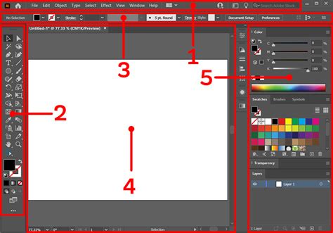 Шаг 1: Подготовка рабочего пространства в Adobe Illustrator