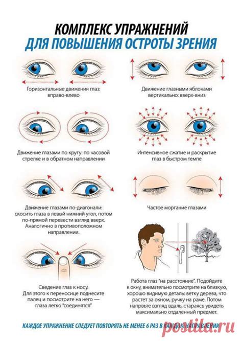 Гимнастика для глаз: легкие упражнения на ежедневную тренировку

